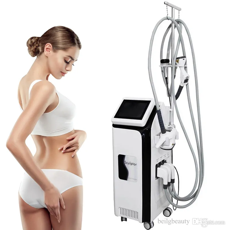 Nouvelle innovation Vertical Vela Vacuum Roller Massage Slimming Cavitation RF Ultrasons Fat Repoval Machine Pression Corps Slim Machines