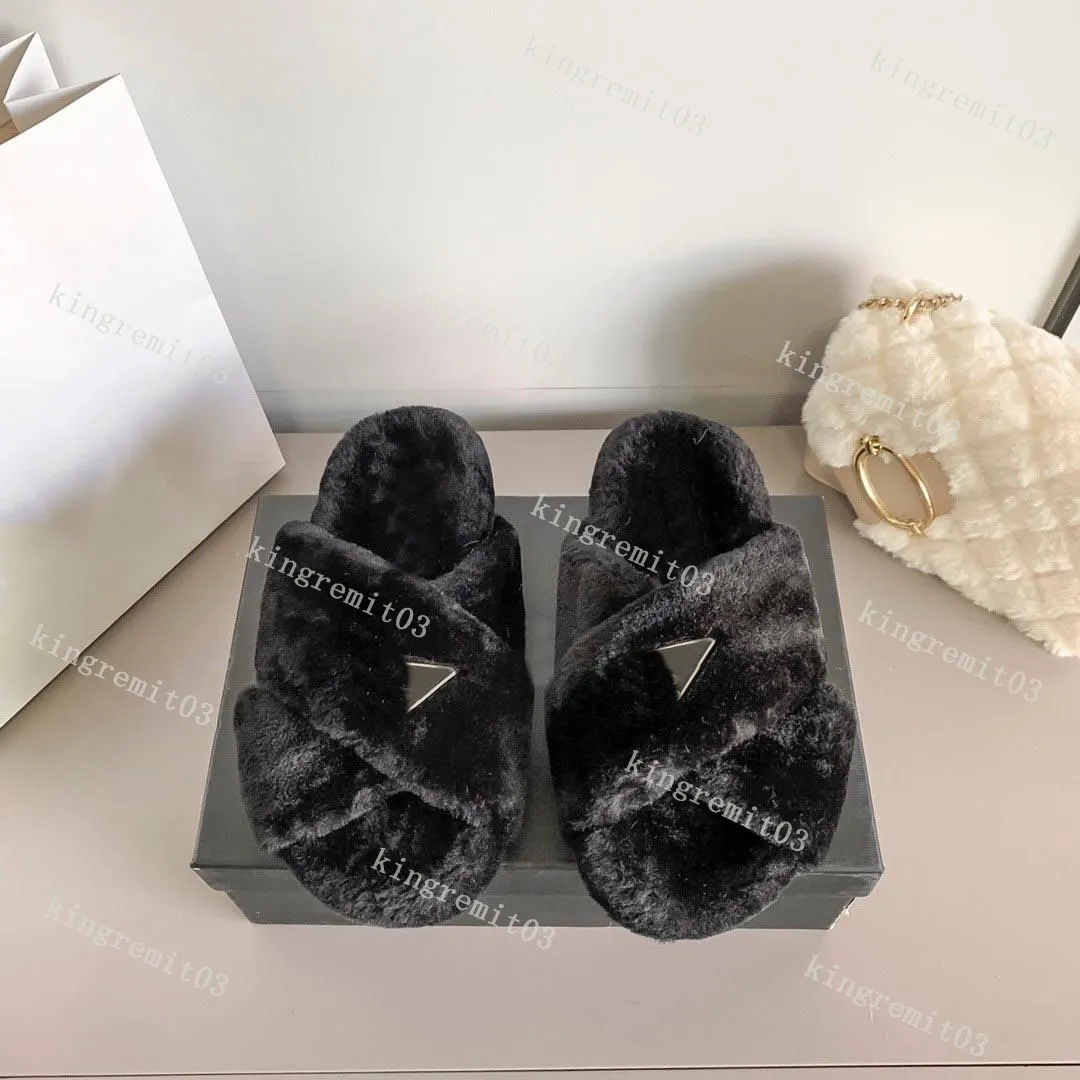 Brand Slippers Dupe AAAAA Women Sandals Leather Shoes Fashion Slides Luxuries Designer Fur Slippers Summer Sandal Slide Wide Flat Flip Flops With Box