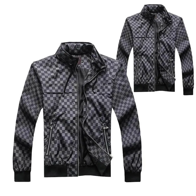 Paris, Europe New Style Men Jacket Winter Coat Män Kvinnor Lång ärm rutig bokstav mönsterutdoor bär herrkläder kvinnor kläder jacka m-4xl sp68