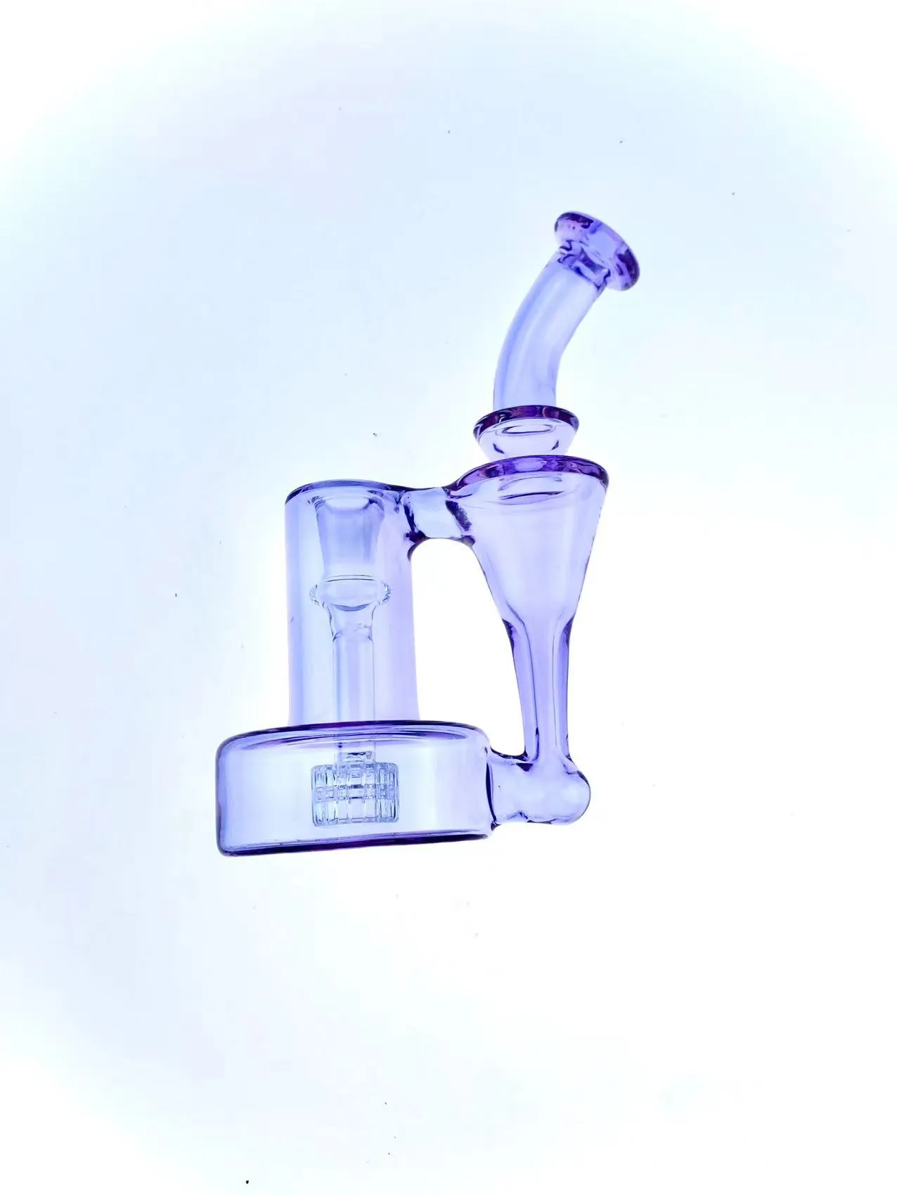Bong De Vidrio Púrpura Con Junta De 14 Mm 2024 RBR 1.0 Funcional Suave ...