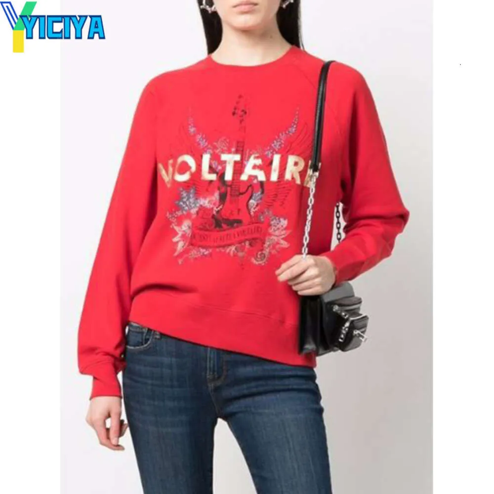 YICIYA Hoodie Y2k Sweatshirt hoodies Woman Clothing Letter Graphic Sweatshirts Casual Sweatshirt Tops Female Fashion Pullovers
