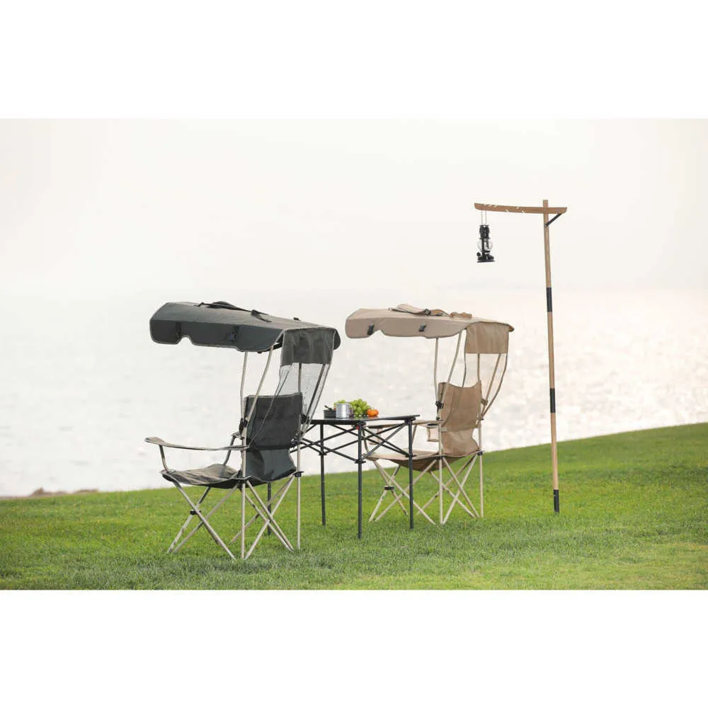 Portable Folding Fishing Chair With Canopy And Sketching Deck Ideal For  Outdoor Camping And Leisure, Beach Awning, And Armless Folding Camp Chair  HKD230909 From Miick, $35.69