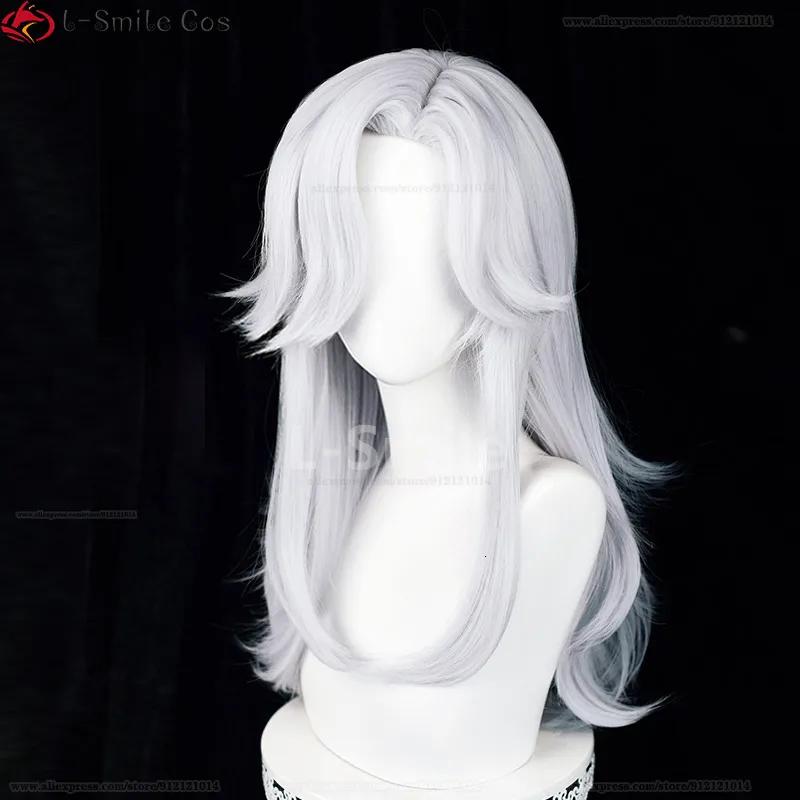 Long white halloween wig cheap
