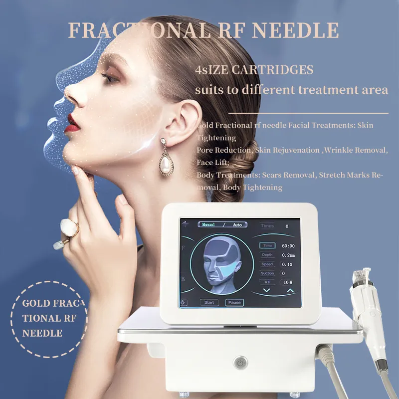 2023 Ny fraktionerad RF Microneedles Tips RF Microneedling Wrinkle Removal Technology Low Price RF Micro Needling Machine