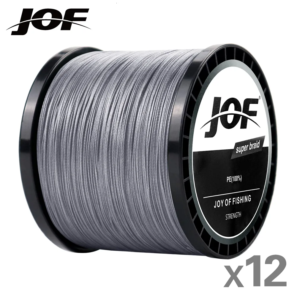 Braid Line JOF Saltwater Fishing X12 Strands Braided 300 500 1000M 33 149.9 LB Multifilament PE 0.16 0.50mm 230909 From Ren05, $25.44