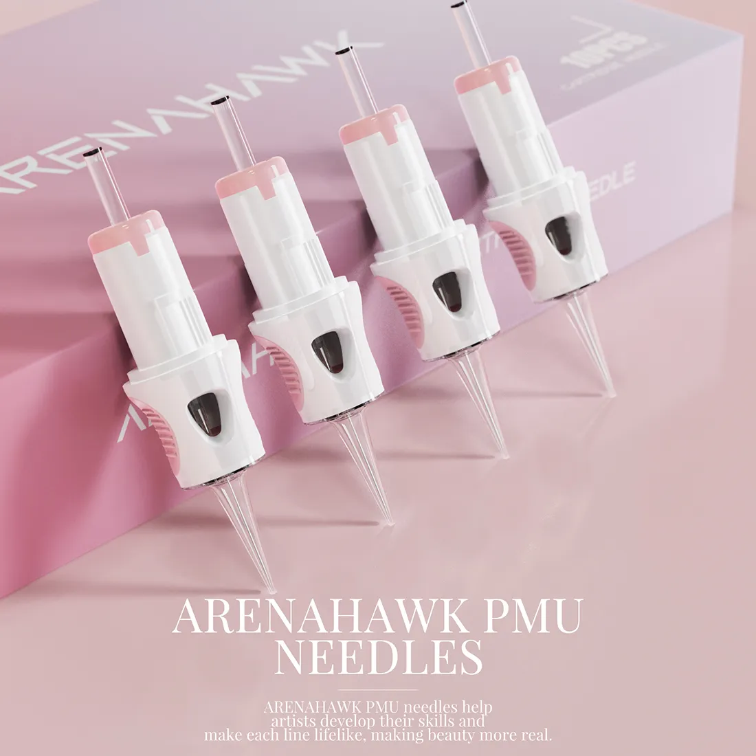 Arenahawk Permanente Make-up Naalden 10 stks/doos Cartridges Naalden voor Wenkbrauwen Lippen Hoofdhuid Tattoo ARN-