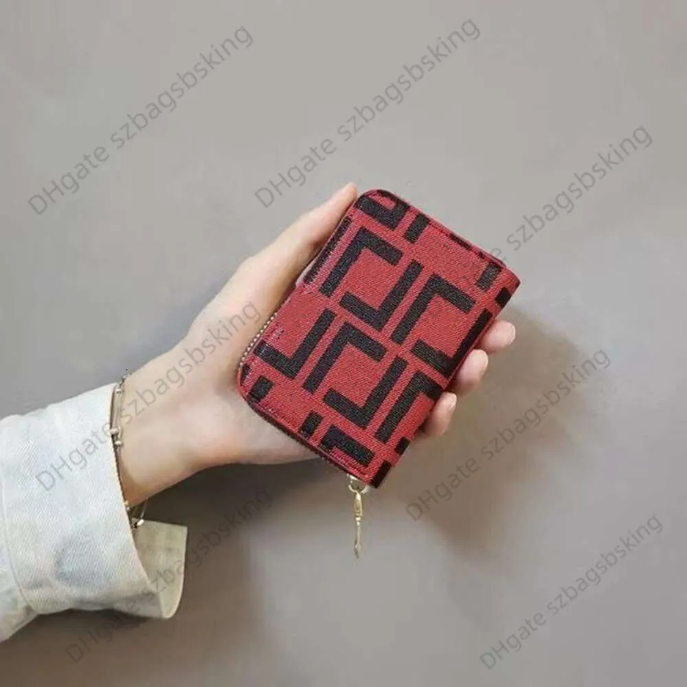 Designer zero portafoglio nuova borsa antifurto borsa corta borsa da uomo e da donna con cerniera moda multi-carta antimagnetica borsa per carte ultrasottile di grande capacità