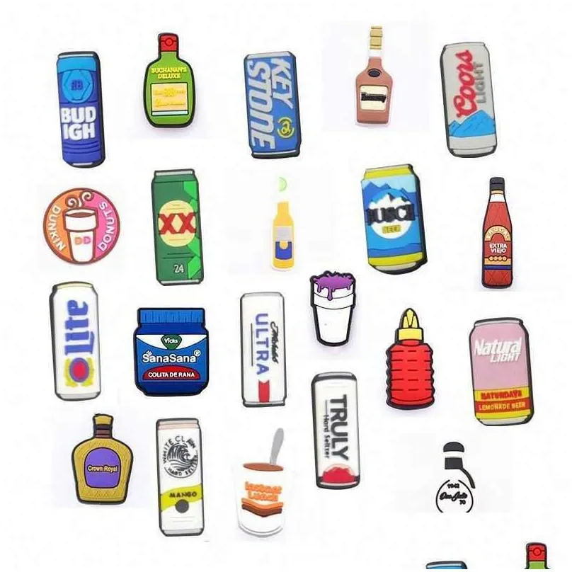 Charms New Design Adt Beverage Clog Charm For Bracelet Decoration
