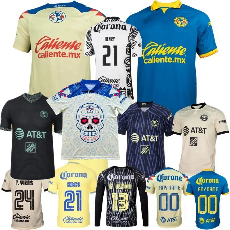 Liga Mx Club America Soccer Jerseys 2023 2024  Giovani Fidalgo 21 22 23 24 - Main Image