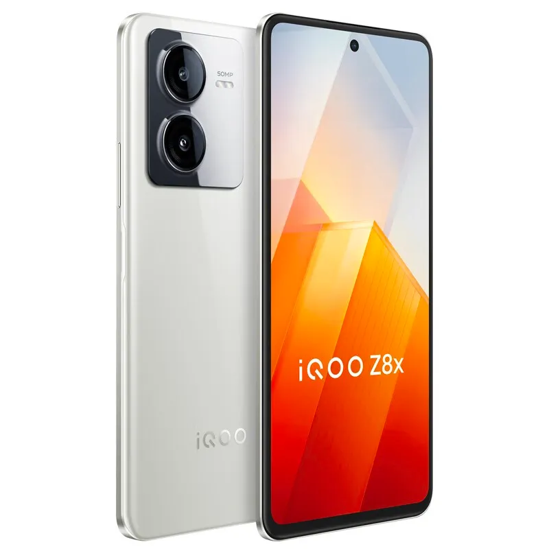 Telefono cellulare originale Vivo IQOO Z8X 5G Smart 8 GB RAM 128 GB 256 GB ROM Snapdragon 6 Gen1 Android 6.64 "120 Hz LCD schermo intero 50 MP 6000 mAh ID impronta digitale Sveglia viso telefono cellulare