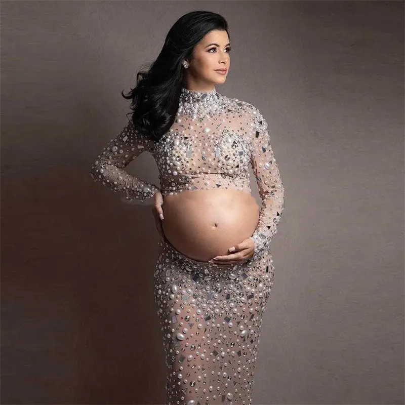 Elegant Maternity Wear Shinny Sequin Maxi Dress... From Ture_beauty, $206.98 | DHgate.Com Elegant Maternity Wear Shinny Sequin Maxi Dress... From Ture_beauty, $206.98 | DHgate.Com
