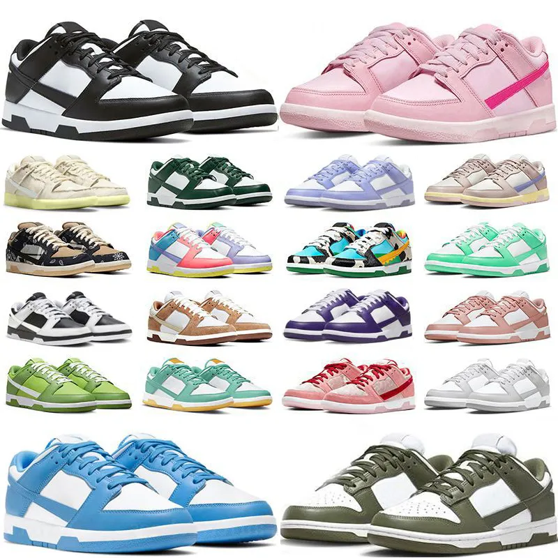 Drunk_shoes Lage hardloopschoenen voor heren Dames Panda Cacao Wow Triple Roze Zwart Wit Grijs Fog Unc Polar Blue Gai Heren Trainers Dames Outdoor Designer Sneakers 36-46