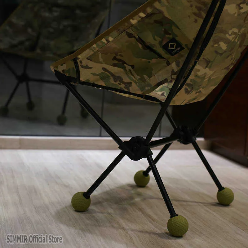 Meble obozowe Simmir stołowe stoliki do składania krzesła kempingowe krzesło rybackie kompatybilne dla krzesła Helinox Moon Tillak 45mm HKD230909