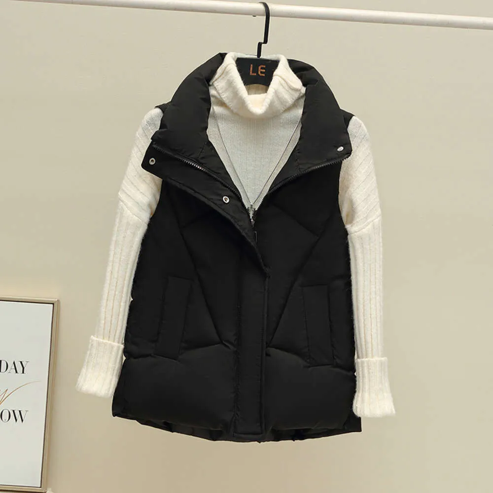 Short Down Cotton Vest For Women Autumn And Winter Korean Style
