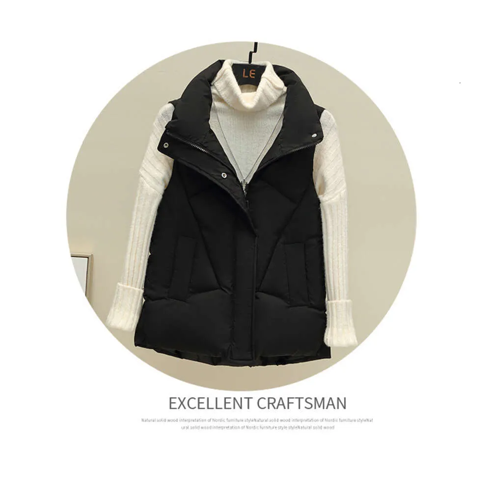 Short Down Cotton Vest For Women Autumn And Winter Korean Style
