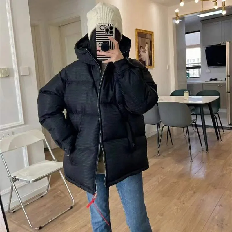 Piumini morbidi e spessi caldi da donna moda cerniera oversize ampia 90 piumini d anatra bianchi abbigliamento casual da esterno invernale