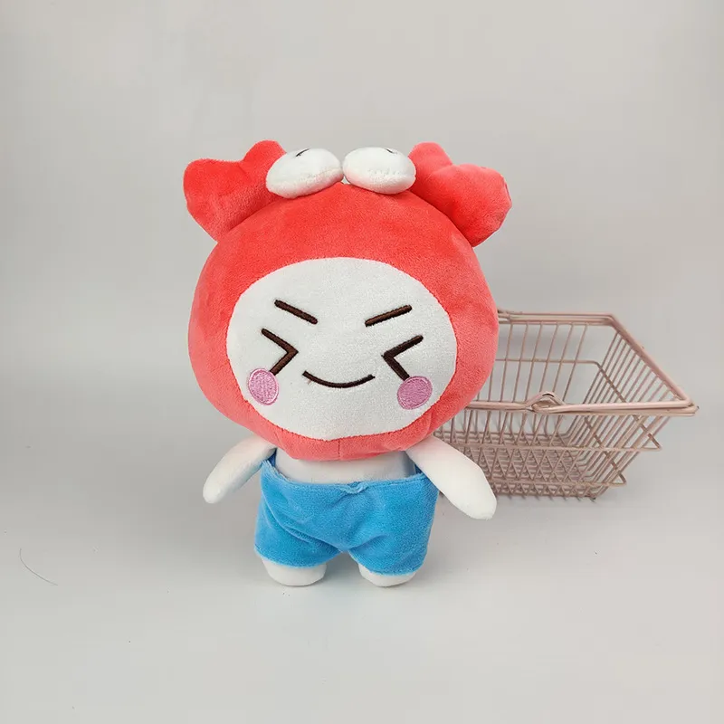 Wholesale Cute Crab man plush toy children's game Playmate Holiday gift doll machine prizes