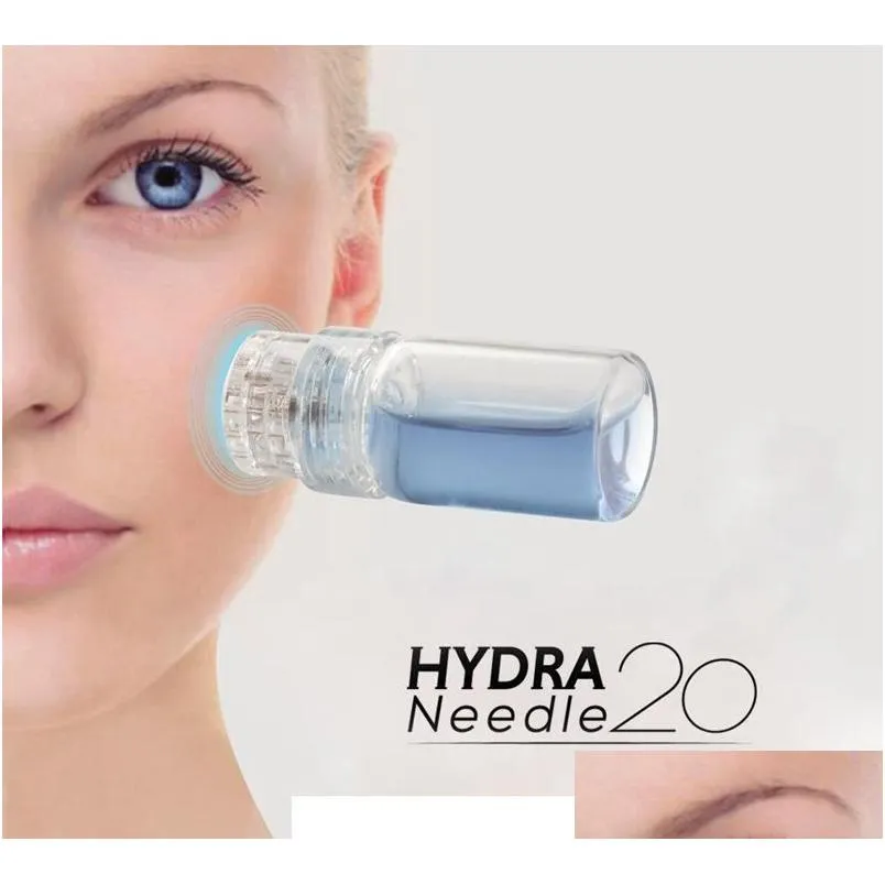 Altri articoli per la salute e la bellezza Hydra Needle 20 Applicatore di siero Aqua Gold Micloghannel Mesoterapia Tappy Nyaam Fine Touch Derma Stamp R Dhzrz