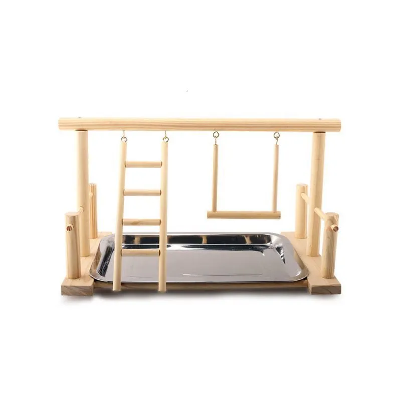 Andra fågelförsörjningar Perch Stand Food Tray Summer Ladder Nest Snuggle Hudout Toys to Sleep For Play Cage Conure Parakeet R 230909