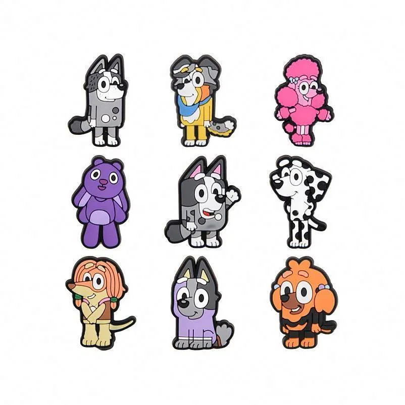 Athletic Outdoor 2022 Wholesale Cartoon Shoes Clog Charms For Hole Shoe Accessories Sandals Decoration Dog Cute Charm Drop Delivery Otxtc