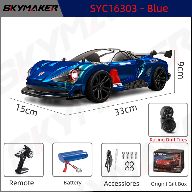 Jouet Voiture Télécommandée Zonda R Electrique 8 km/h Garçon Echelle 1:24