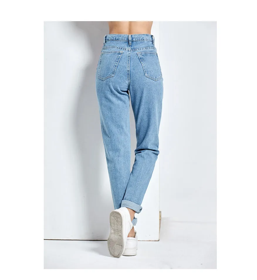 2023 Harem Pants Vintage High Waist Jeans Woman Boyfriends Women s Jeans Full Length Mom Jeans Cowboy Denim Pants Vaqueros Mujer