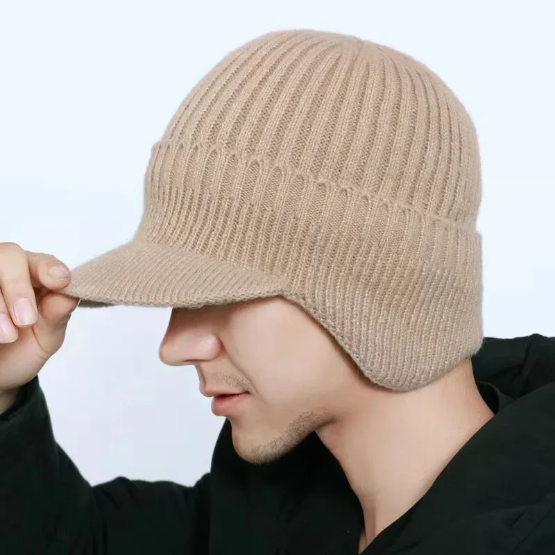 Gorros De Ala De Invierno Para Hombre Clásicos Hilo Sombreros Gruesos  Calentador De Cabeza Para Orejas Adultos Hombre Moda Gorra De Nieve Negro  Azul Marino Caqui Gris Sólido De 3,75 €