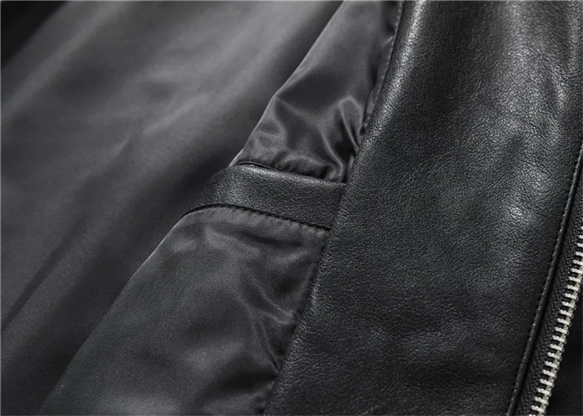 Designer Jacket Luxury Fashion Men`s Jackets Men Leather Zipper Male Biker Coat Flight Suit For Recreational Sport Asian size M-XXXL