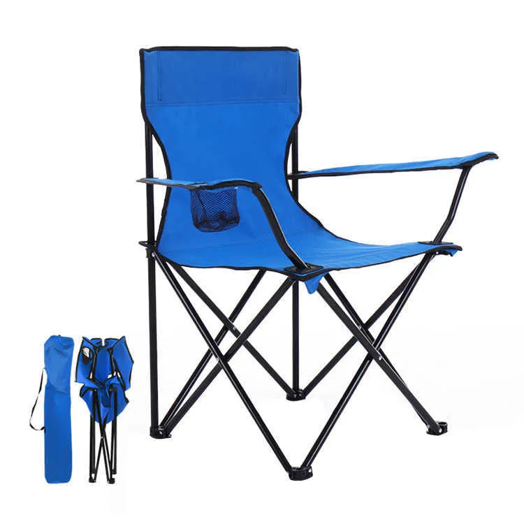 Camp Furniture Outdoor Leisure Folding Chair Portable Beach Chair Backrest Camping Chair Armchair Fishing Camping Folding Stool Foldable HKD230909