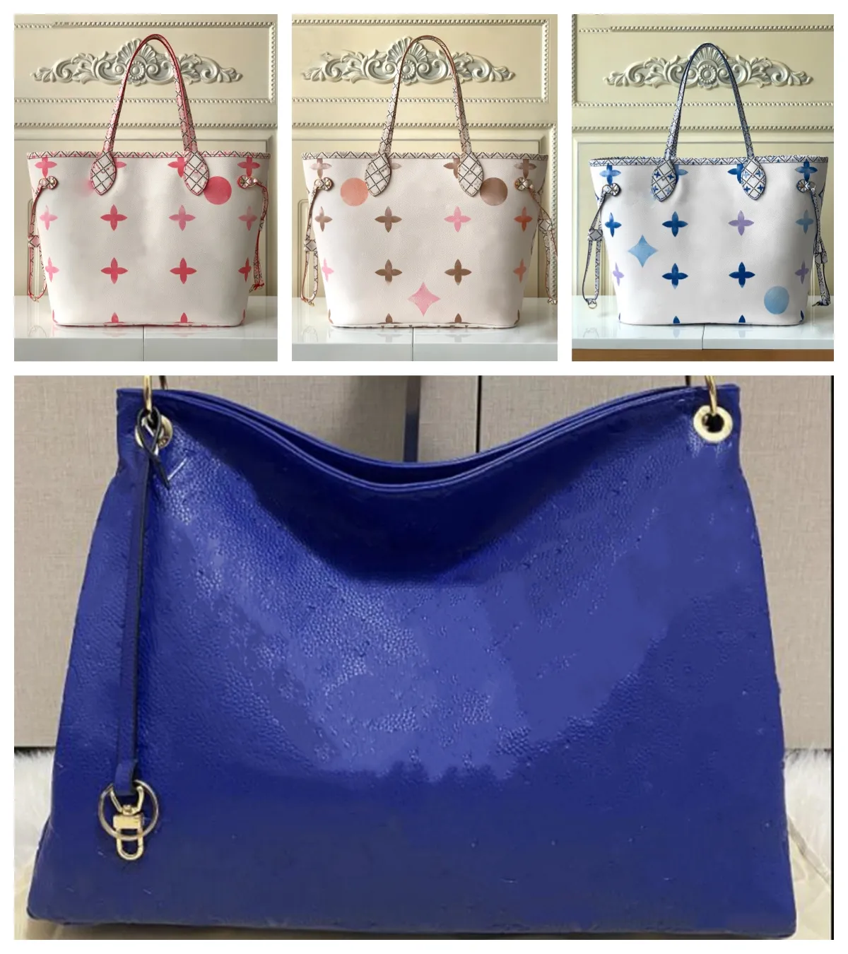 Coach Kristin purse cross body Bag w/ strap & handle Blue Brown Cream logo  A+++! | eBay