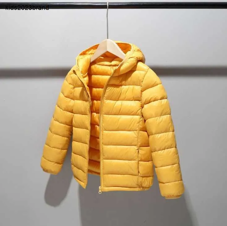 Designer crianças para baixo casaco Outerwear menino e menina outono quente casacos com capuz crianças jaqueta de inverno