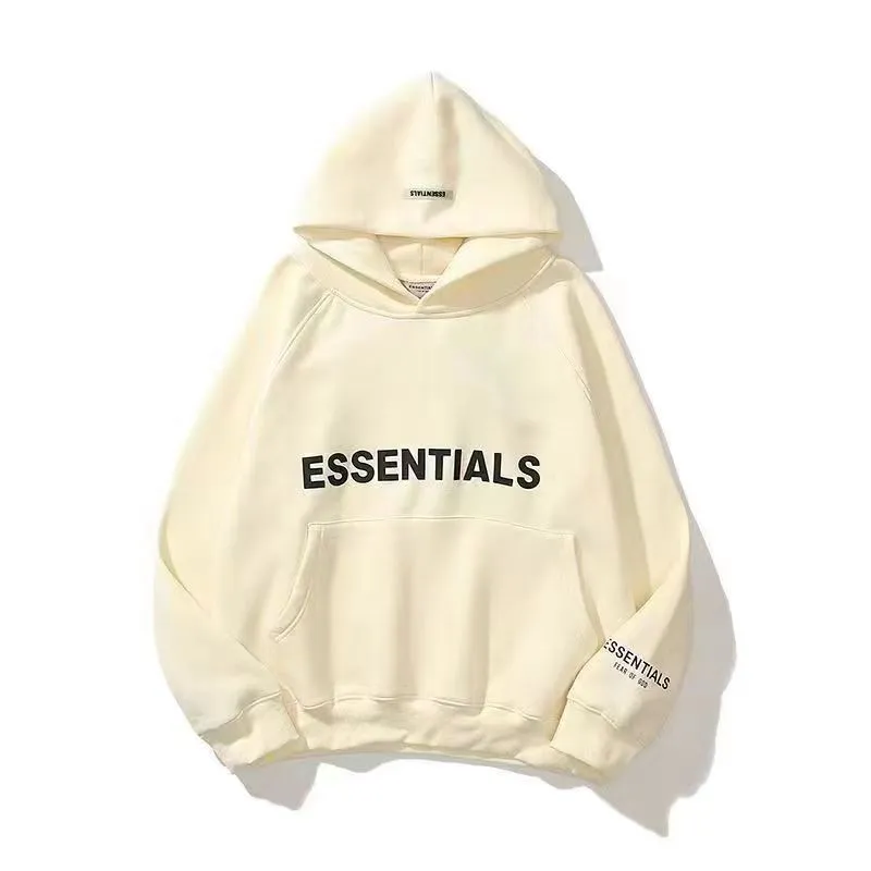  designer hoodies mens essentail hoodie 1977 fashion womens Loose Hoody Hooded Streetwear Essen Sweatshirts essentialclothing Couples essentialhoodie