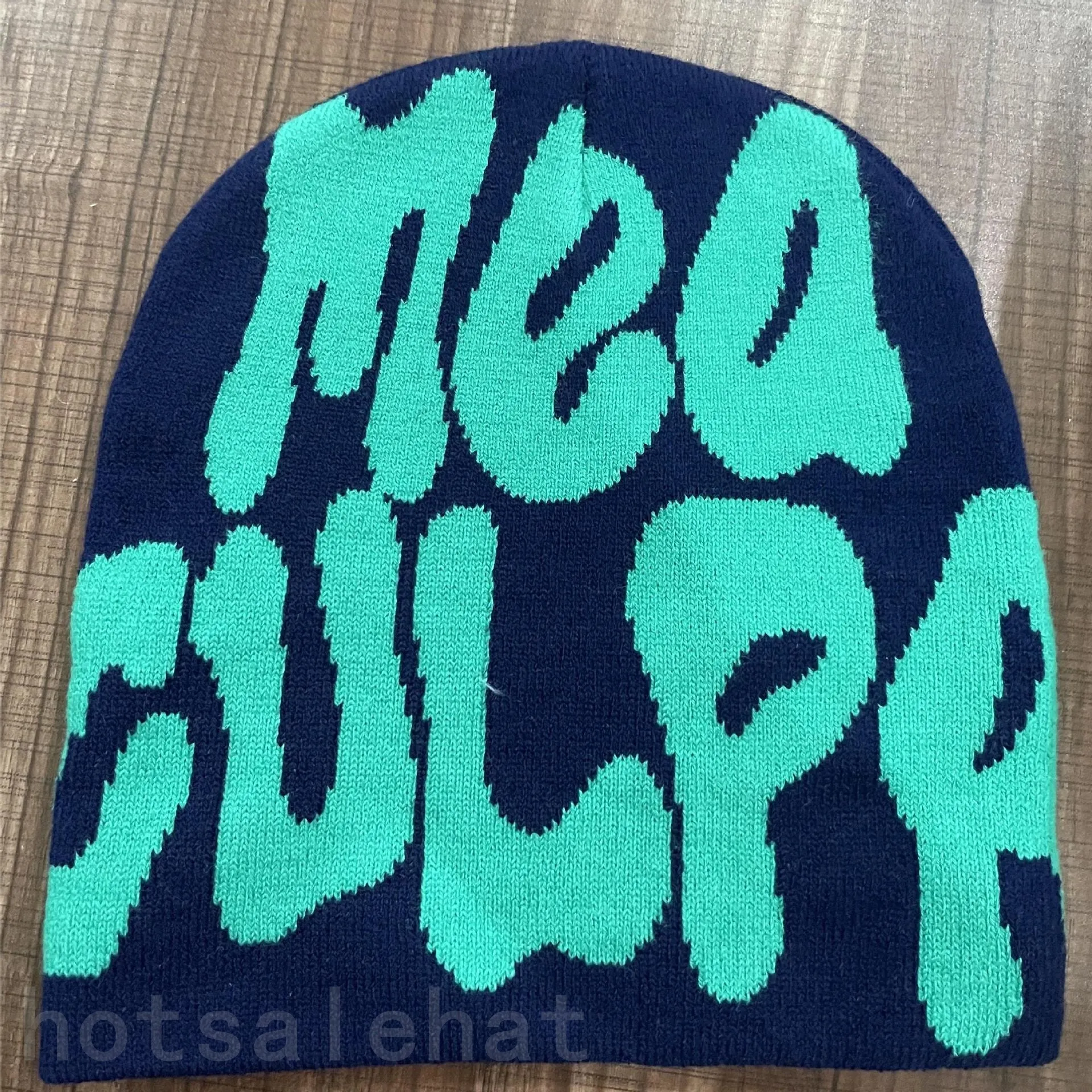 Mea culpa chapeau tricoté designer capule copain fun beanie y2k chaud cool hiphop hiver gorras accessoires de luxe rose vert mz09 c23