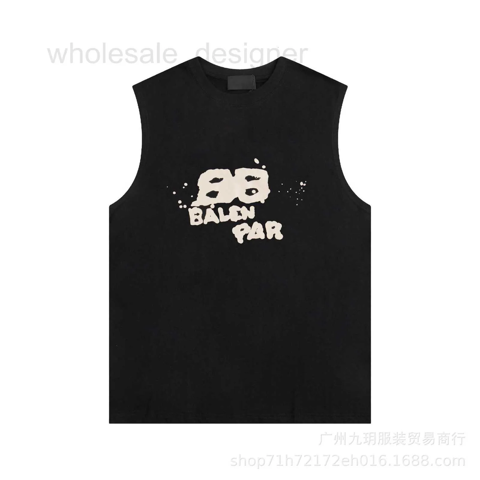 Mens Tank Tops Designer Couple INS Casual Style 23 New BB Graffiti Letter Print Unisex Casual Sleeveless Tank Top HOHN