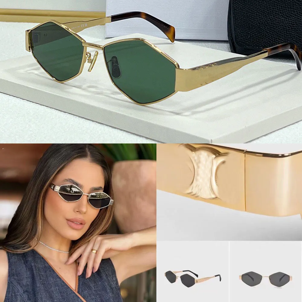 Personalized Metal Triomphe Prescription Aviator Sunglasses For Women  Fashionable And Casual Style 4S254 From Milansunglasses, $41.6