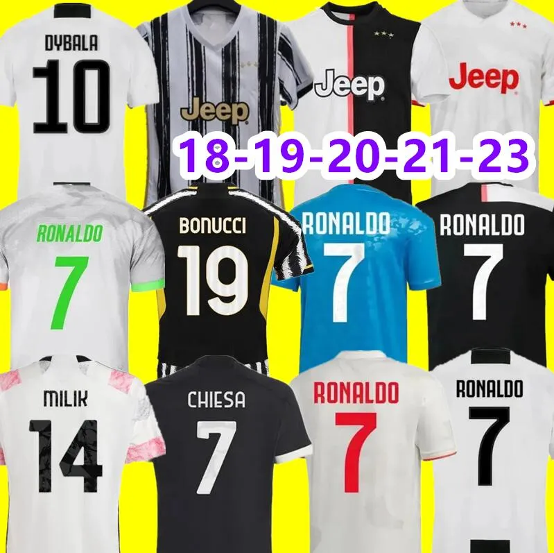 Juve 18 19 20 21 23 24 Ronaldo Chiellini Dybala Soccer Jerseys 2018 2019 2020 2021 2023 2024 DE LIGT MATUIDI BONUCCI D.COSTA BERNARDESCHI PJANIC FUTEBOLET