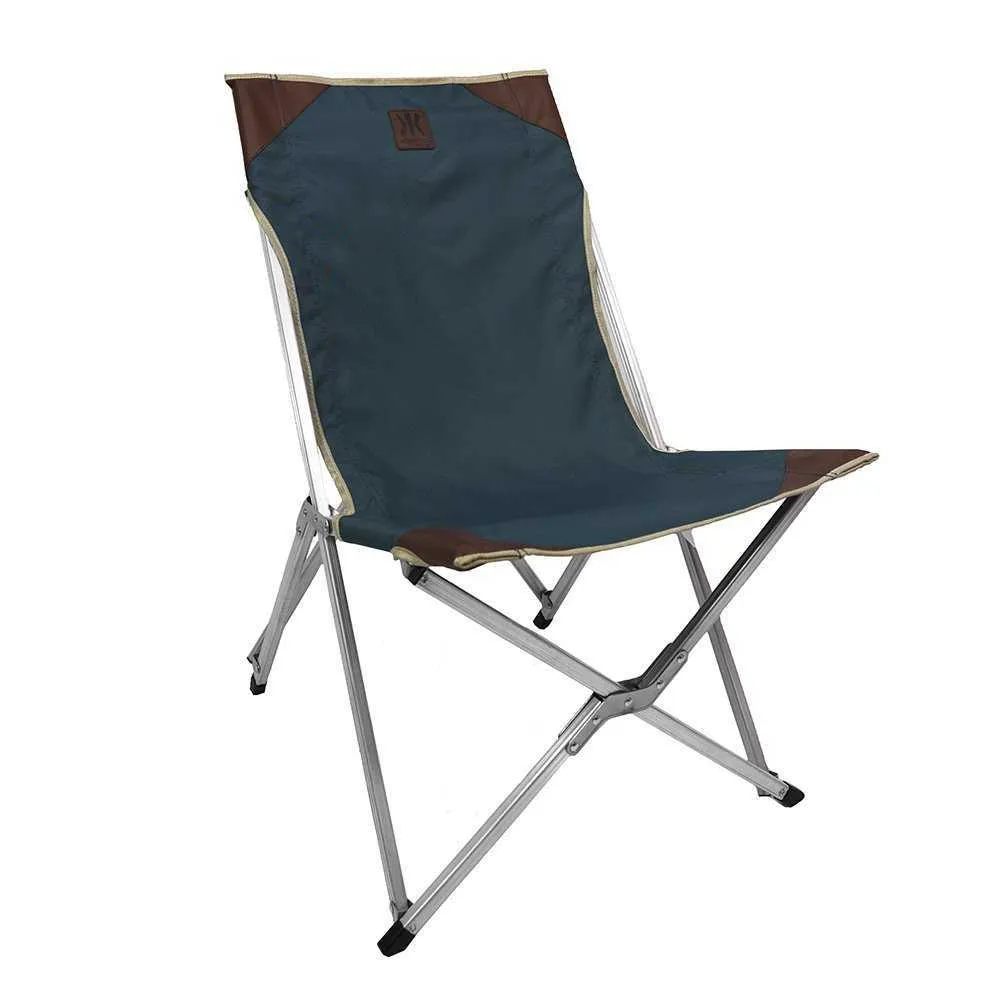 Camp Furniture Smokey Mountain Blue Repreve Fabric Native Comfort Camping Chair for Outdoor HKD230909