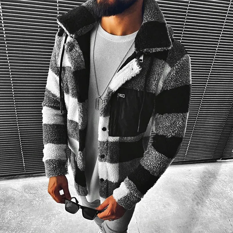 ジャケット・アウター handmade wool middle coat Mens Autumn And Winter Casual Fashion Single Woolen Lined