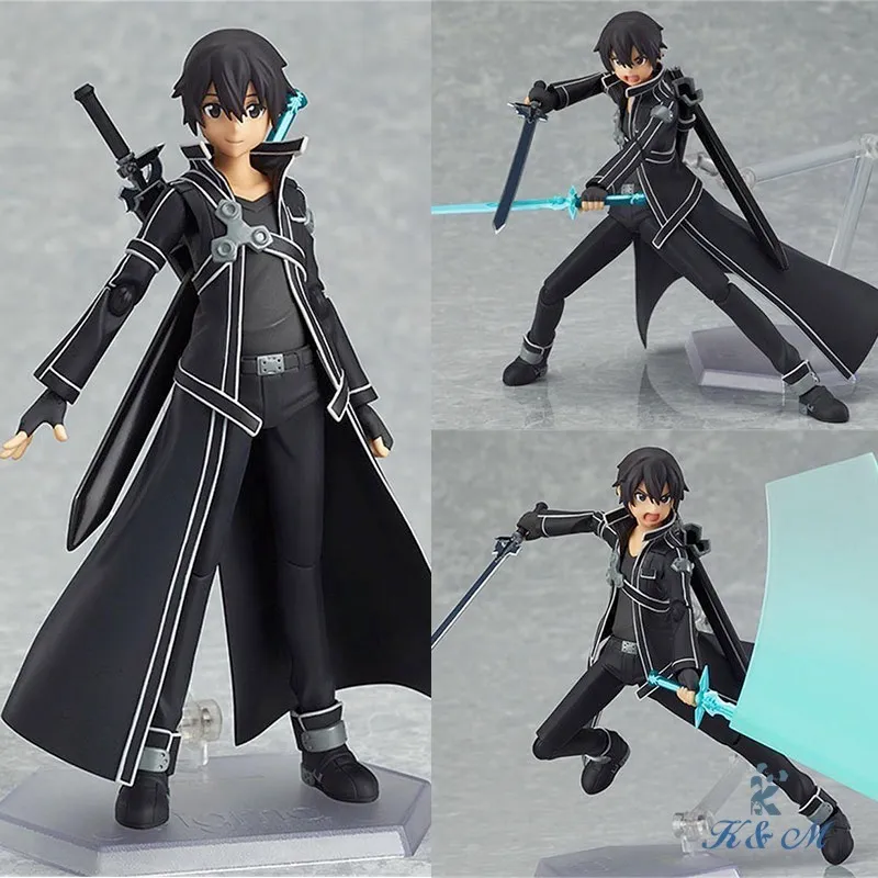Sword Art Online Figma Figures: Kirito #174 Asuna #178 #241 Anime  Action Figure Collectibles New Arrival!