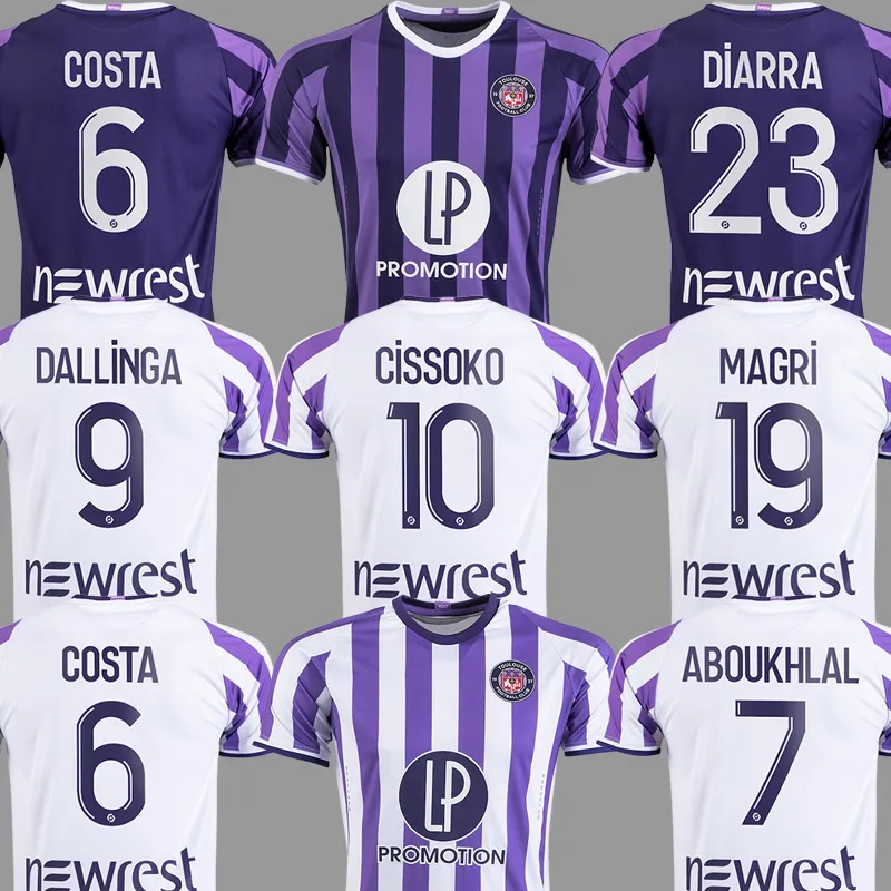 23 24 Toulouse voetbalshirts DERDE DONNUM DALLINGA Home maillot de foot 2023 2024 Herentenues voetbalshirts uniformen CISSOKO ONAIWU CHAIBI ABOUKHLHL NICOLAISEN 999