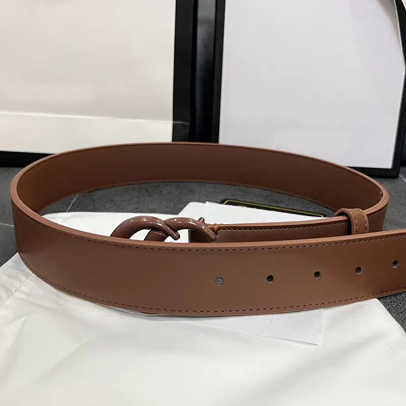 Luxury Unisex Designer Belt with Metal Pin Buckle, Classic Casual Style, 3.8cm Width, Sizes 105-125cm - Ideal Fashion Accessory Gift