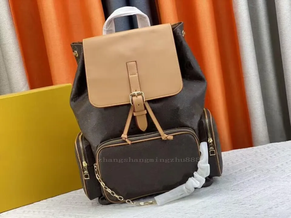 Mochila de diseñador Mochila de viaje negra Bolsos Hombres Mujeres Mochila de cuero Mochila escolar Mochila de moda lujosa Mochila Mochilas Mochilas de hombro