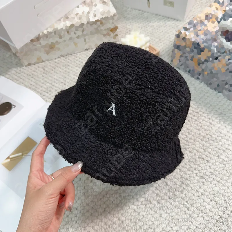 Save Big on Bulk Wool Bucket Hat Womens Designer Bucket Hats Women's  Inverted Triangle Colored Cashmere Wool Winter Wide Brim Hat Cotton Caps  For Men