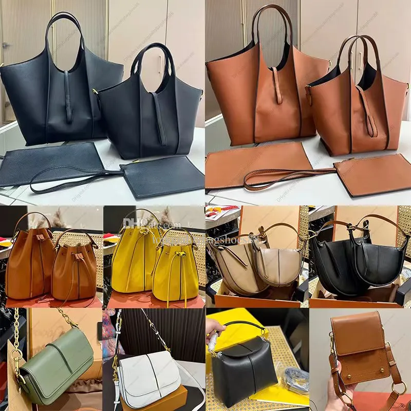 T Timeless Shopping Bag micro sacos de couro Mini Half Moon Shaoead Hobo Bolsa de ombro de marca Bolsas de metal Moda Feminina Designer de couro bolsa crossbody marrom