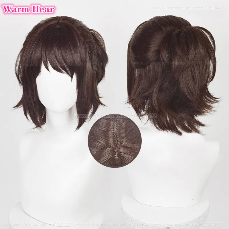 Attack On Titan Hange Zoe Cosplay Wig Dark Brown Hair With Eye Patch Glasses Heat Resistant Fiber 2024 Anime Cosplay Prop From Huan07 18.98 DHgate.Com
