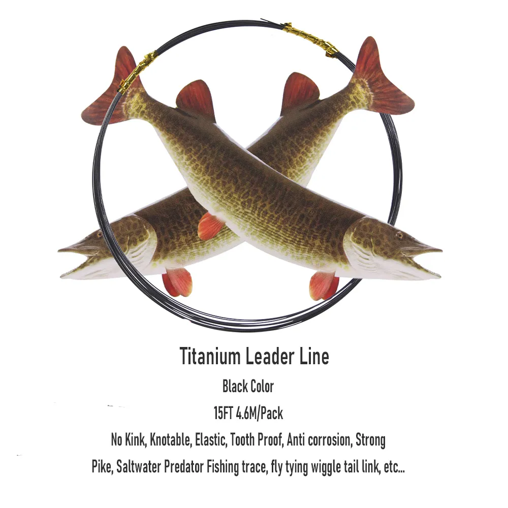 Braid Line Wifreo 15ft 4.6m No Kink Leader Saltwater Pike Fishing
