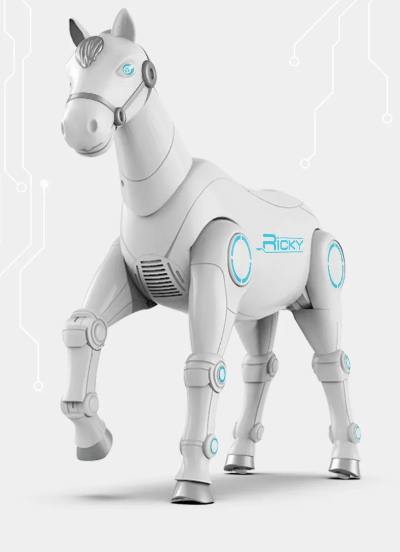 Robot Multifonction Electric/RC Animals Horse Toy Smart Multifunctional Lamp Light Unicorn Touch Sensing Science Toy Model Macchina Telecomandata Kids toys