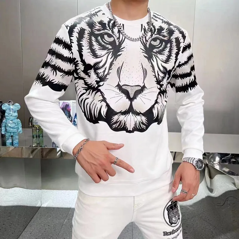 Black and white tiger sweater best sale