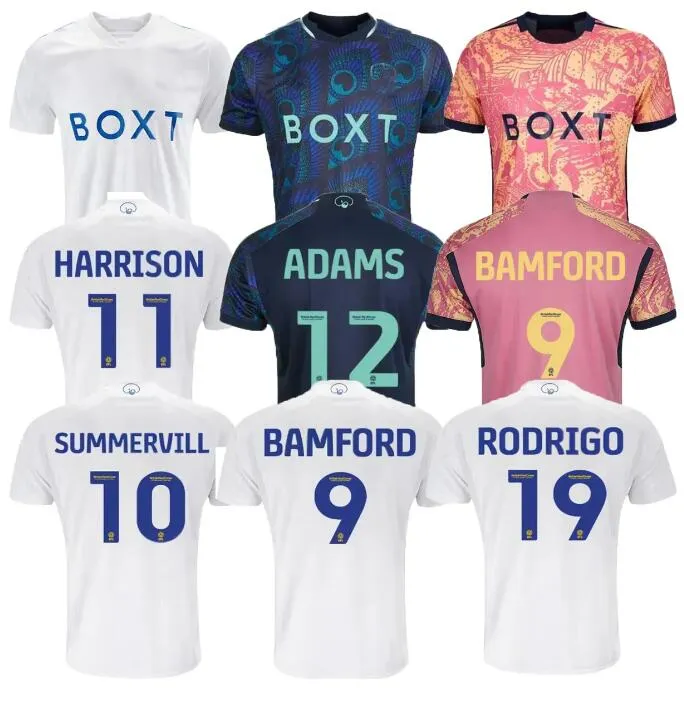 23 24 BAMFORD LlorENte LEEDS Soccer Jerseys Men Kid Kit 2023 2024