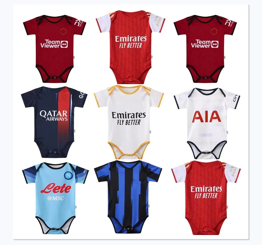 23 24 Real MadridS Baby kit soccer jersey 2023 2024 kids suit 6 to 18 months boys child sets home away football shirt Uniform top quality
